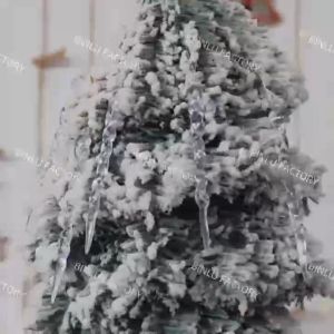 BINLU 12Pcs Acrylic Icicle Christmas Decor Set with Crystal Snowflakes Decoration Angel for Christmas Tree Ornaments Icicles Pendant & Snow Flakes Decorations Perfect Xmas Tree Decor & Crystal Christmas Decorations for Home Display  Xmass Decoration