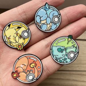 เข็มกลัดเคลือบลายอนิเมะญี่ปุ่น 4 ชิ้น น่ารัก สไตล์การ์ตูน สำหรับติดกระเป๋า เสื้อผ้า เครื่องประดับ ของขวัญสำหรับเพื่อน