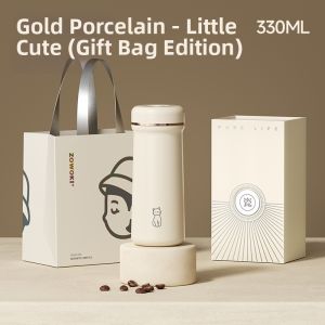 High Aesthetic Ceramic Lining Insulated Mug