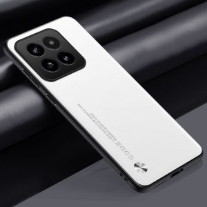 Plain PU Leather Silicone Bumper Soft Case for Xiaomi 17 Pro / Max 17 Ultra 15T 14T 13T Pro Ultra Skin Feel Back Protect Cover