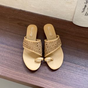 Hollow Braided Soft-bottom Lazy Casual Slippers