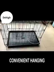 Pet Bowl Dog Bowl Stainless Hanging Metal Hook Stainless Dog Plate Dog Food Bowl Stainless Dog Bowl Water Bowl