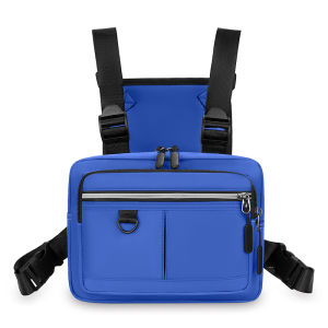 Casual Sports Mens Chest Bag Cool Workwear Backpack Mobile Phone Bag Functional Bag Trendy Brand Tactical Bag Leisure Scene