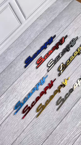 EMBLEM HONDA SCOOPY AKRILIK 3D / STICKER KACA TEMPEL LOGO SET SEPASANG KANAN KIRI EMBLEM SCOOPY LOGO ICON ANEKA WARNA ACRILYC GRADE A / STRIPING SCOOPY BODY LOGO SCOOPY AKRILIK TEBAL DECAL EMBLEM BADGE BODY STIKER LOGO 3D TIMBUL PNP