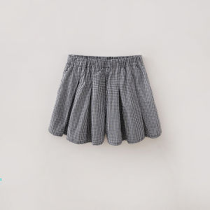 Marc&Janie | Plaid A-Line Pleated Trousers