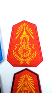 อาร์ม เครื่องหมาย ตรากองทัพบก ทหาร อาร์มติดชุดวอร์ม งานสวย มีสีแดง ฟ้า เขียว