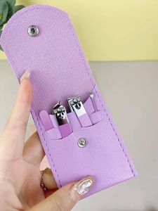 💎💫GROCELY💫💎 ALAT MANICURE PEDICURE PORTABLE 4-IN-1 FREE POUCH BISA UNTUK SOUVENIR