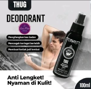 THUG BUNDLING DEODORANT SPRAY 100ml ANTISPERSPIRANT NIACINAMIDE BEBAS BAU KETEK