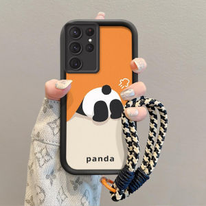 For casing hp Samsung S24 S23 S22 S21 S20 Pro Plus Ultra terbaru 2025 Panda Ass kartun Cantik Desain Kreatif