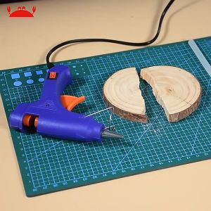 Súng bắn keo nến silicon máy 20W cỡ nhỏ tặng 10 cây keo nến - súng bán keo nến mini sửa chữa  làm đồ hanmade - MIYABI