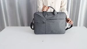 (พร้อมส่ง) NEX กระเป๋าMacbook กระเป๋าโน๊ตบุ๊คกันกระแทก 13-15.6 นิ้ว กระเป๋าสะพายข้าง มีหูหิ้ว เคสแล็ปท็อปกันกระแทก ฺBriefcase Laptop Bag