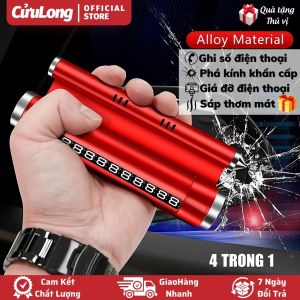Bảng Số Điện Thoại Trên Ô tô kết hợp búa phá kính đa năng dụng cụ bút phá kính khẩn cấp an toàn khi lái xe Cửu Long store