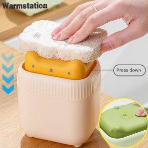 Press Dispenser Kitchen Detergent Press Soap Dispensers Cat Portable Liquid Diverters for Cleaning Tool Home Bathroom Supplies