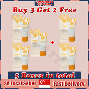 ❤️SG stock❤️ Orange exfoliating whitening gel / Acne blackhead remover / Moisturizing whitening / Body scrub Facial scrub