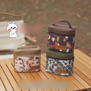 ISE Mount Paket Botol Bumbu Camping 7 in 1 Set Portable Seasoning Bottle Plus Storage Bag Campervan Outdoor