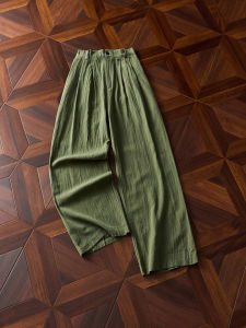 OUMULONG | Slim Breathable Linen Summer Mens Trousers