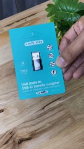 LOG ON USB OTG Converter OT12 Male to Type-C Female Adapter Interface Converter