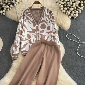 YONNA SET CARDY PREMIUM: Baju Rajut Nyaman & Setelan Cardigan Rajut