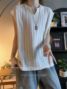 NANSSE | Áo MESH cổ V thoáng khí cho mùa hè chất liệu thoáng