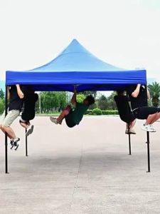 【1800D Thickening】2x2 2x3 3x3 3x4.5 3x6M tent outdoor heavy duty 100% waterproof Foldable Retractable Tent With Steel Stand tent for car parking car tent outdoor folding tent canopy tent