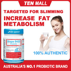 (EXP:2027/05)【Weight Management】Life Space Shape B420 Probiotics（ 60 Capsules）For Diet Lose Weight & Reduce Fat Accumulation Burn Fat 减肥B420益生菌  抗糖减脂  易瘦菌