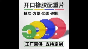 2PCS Pelat Beban Berlubang 35mm Karet Micro-Type Plat Tambahan Dumbbell & Barbell untuk Angkat Beban Profesional 0.25/0.5/0.75/1 KG