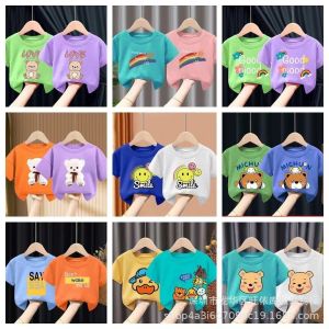 combo  4 cái áo thun cho bé gái cotton mềm quãng châu mùa hè/ combo 4 cái áo đủ màu cho bé gái 2- 12 tuổi/ 4 cái áo cotton ( nhập quãng châu)