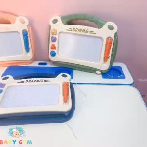 Bảng vẽ tự xóa cho bé thông minh có chân bàn bảng từ tính tập viết tập vẽ cho bé phát triển tư duy