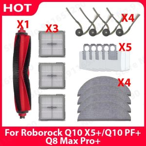 Roborock | For Roborock Q10 X5+/Q10 PF+/Q8 Max Pro+ Parts Main Side Brush HEPA Filter Mop Cloth Dust Bag Vacuum Cleaner Accessories