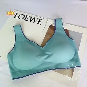 บราไร้ขอบ ถ้วยถอดซักได้+ฟองน้ำบางเบา ✨ ชุดชั้นในระบายอากาศดี กระชับด้านข้างไม่หลุด ไม่เห็นรอย! สบายทั้งวัน เหมาะสาวอกเล็ก-กลาง