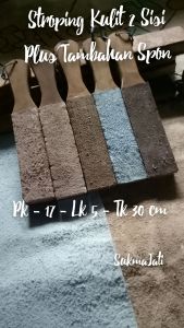 ASAHAN KULIT  DUA SISI PREMIUM - P-30 cm L-5cm