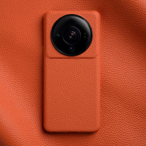 Luxurious Business Style Xiaomi 12sultra Phone Case Top Layer Cowhide Leather Texture Protective Cover High End Elegant Sensation