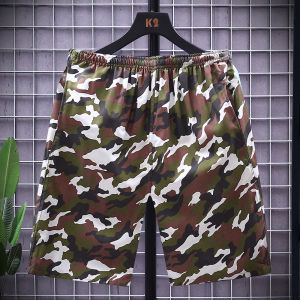 Men Shorts Summer Trendy Beach Pants Mens Loose Casual Fifth Pants Middle Pants Large Trunks Mens plus Size Pants Thin