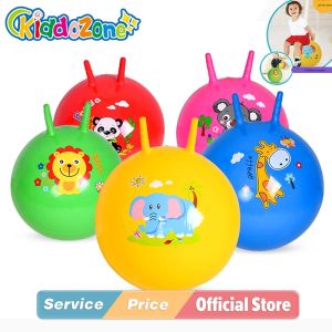 Kids Space Hopper Educational Inflatable Jump Ball for Active Outdoor Fun