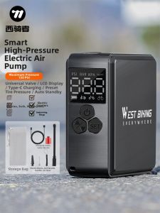 West Biking | Portable High-pressure Mini Air Pump