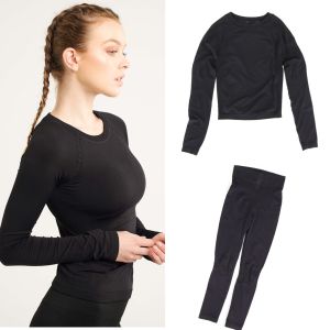 Bộ Đồ Thể Thao Dài Tay Quần Dài Thể Thao Nữ Quần Áo Nhanh Khô Thoáng Khí Quần Áo Thể Thao Tập Yoga Trượt Tuyết
