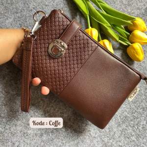 Tiara dompet wanita panjang muat hp dompet simpel dompet cantik dompet murah berkwalitas