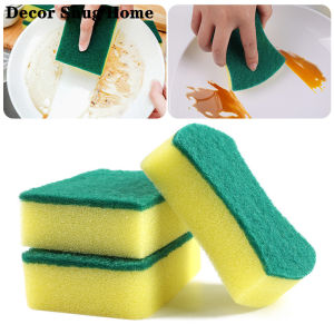 【Free Shipping】10 Pcs Sponge Dishwashing Sponge Block Magic Sponge Waist Type Dish Washing Soap Sponge Brush