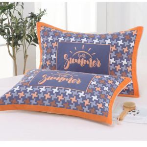 Pure Cotton Pillowcases Thickened Breathable Sweat Absorbent Pair Set for Home Use Suitable for Students Bedding Accessories