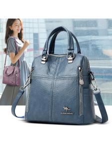 Fashionable Multi-Functional Soft Leather Ladies Backpack Versatile Handbag Stylish Crossbody Bag Trendy Handbag One Piece