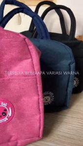 Eatkit Tas Kotak Makan Siang Beruang Kain Oxford Tebal Aluminium Foil Tebal Tas Kotak Makan Siang Anak Tas Mangkuk Tahan Air dan Terisolasi