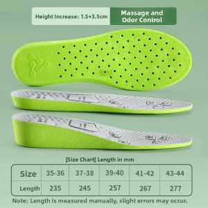 FASHEHAN | Anti-Odor & Fragrant Insole for Height Increase Summer Sports Use