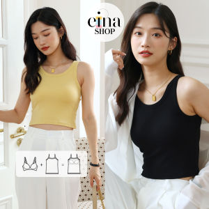 Einashop Thalia Bra Padded Cropped Singlet SG Ship