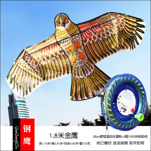 New Weifang 2.4 M 3.6 M Large Steel Eagle Golden Eagle Eagle Eagle Large Adult Breeze Kite Reel