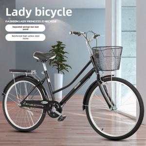 24-inch 26-inch Student Leisure City Travel Men and Womens Retro Commuter Lady Bicycle Womens Adult Bicycle