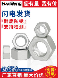 Galvanized Hexagonal Nut for Enlarged Holes