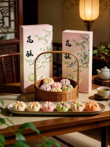 Traditional Chinese Lotus Pastry Gift Box Pack Snack