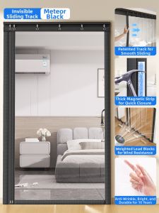 ZTION | Magnetic No-Drill High-Quality Door Curtain