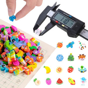 50/100/200PCS Mini ยางลบสุ่มผสมสไตล์สัตว์น่ารัก Space ผลไม้ Mini ดินสอยางลบสําหรับโรงเรียนยางเครื่องเขียน ZYF