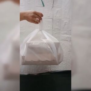 Kantong Plastik Kresek Box Ukuran 22 Tebal Tipis Putih Batik